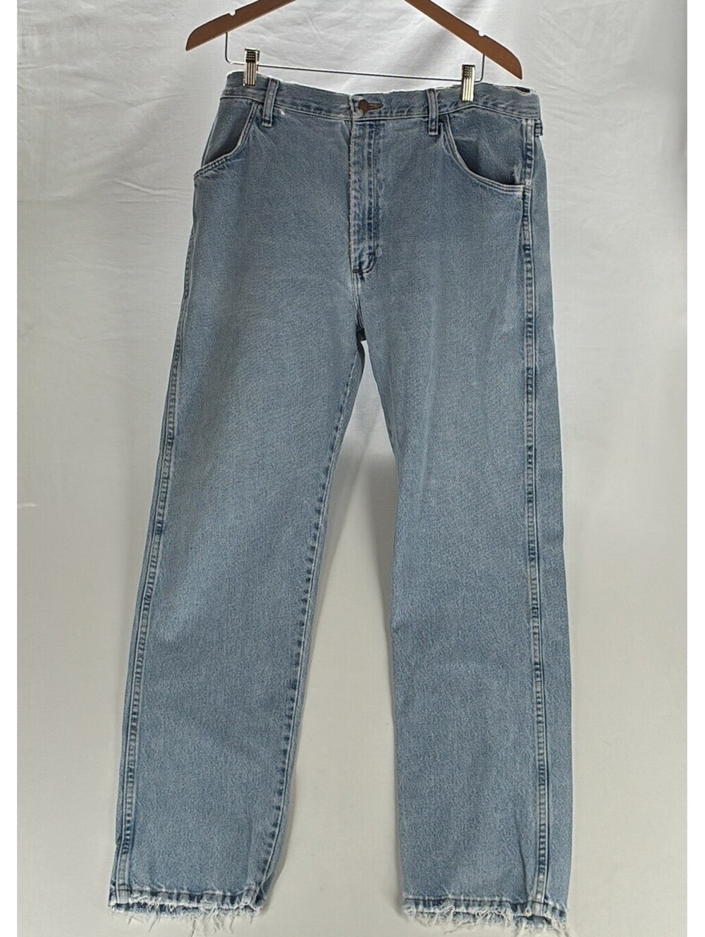 80s Rustler Denim Jeans Faded Distressed Workwear Thrashed